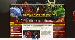 Desktop Screenshot of dragonheadproductions.com